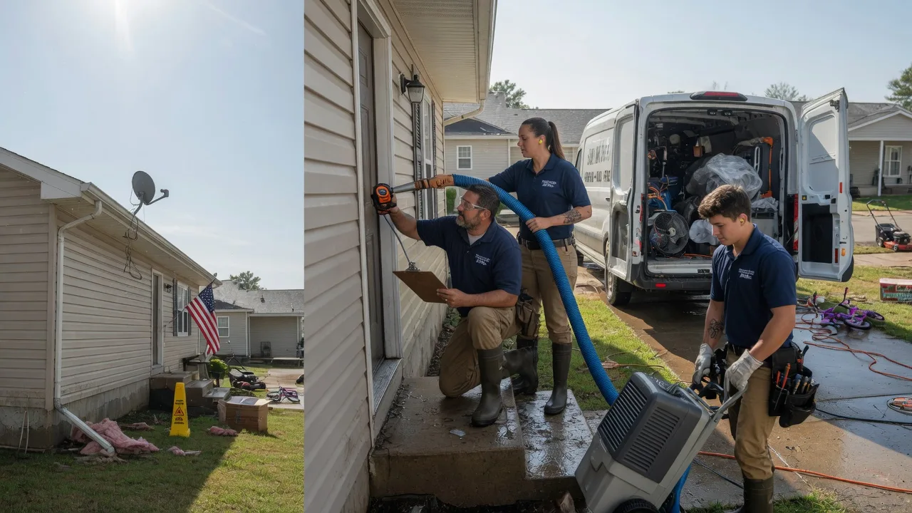 Ceiling Water Damage Restoration in Zeigler, IL near me